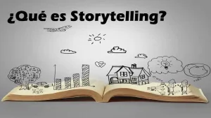foto y grafico sobre el storytelling