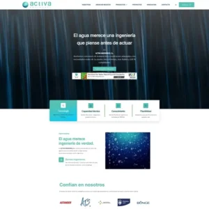 captura pantalla proyecto diseño web activaingenieros.com