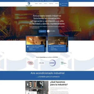 captura pantalla proyecto diseño web asofrigo.com