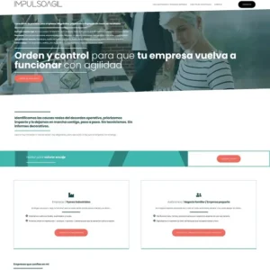 captura pantalla proyecto diseño web impulsoagil.com